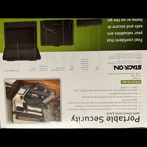 Stack-On PC-1665 Portable Security Case w/ Electronic Lock
